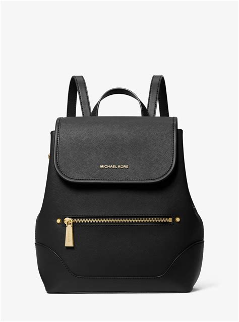 harrison backpack michael kors|Harrison Medium Saffiano Leather Backpack .